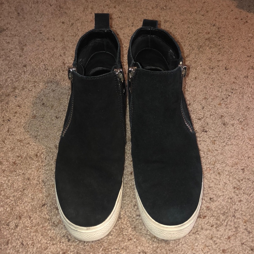 Black sneakers